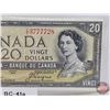 Image 3 : Canada $20 Bill 1954 : Beattie/Coyne #EE3777728