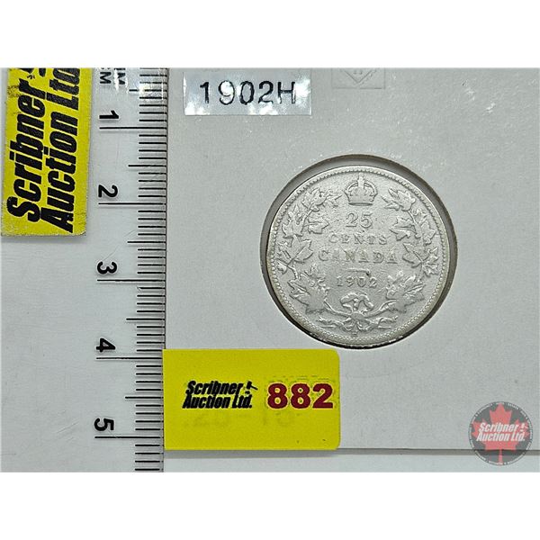 Canada Twenty Five Cent 1902H