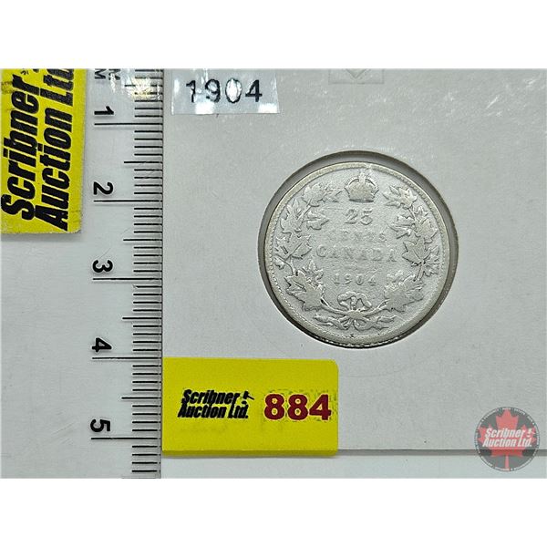 Canada Twenty Five Cent 1904