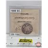 Image 1 : Canada Twenty Five Cent 1906 : Small Crown (ICCS Cert: G-4)