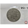 Image 3 : Canada Twenty Five Cent 1906 : Large Crown (ICCS Cert: AG-3)