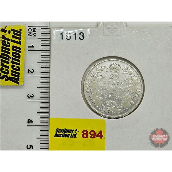 Canada Twenty Five Cent 1913