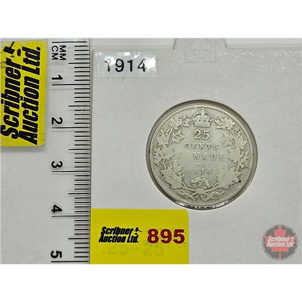 Canada Twenty Five Cent 1914