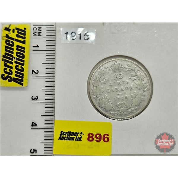 Canada Twenty Five Cent 1915