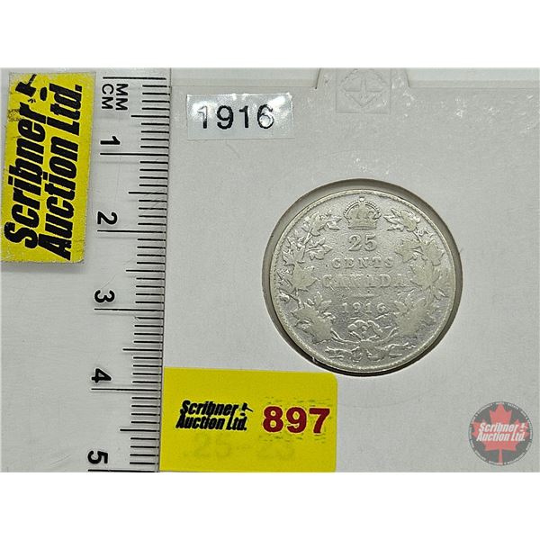 Canada Twenty Five Cent 1916
