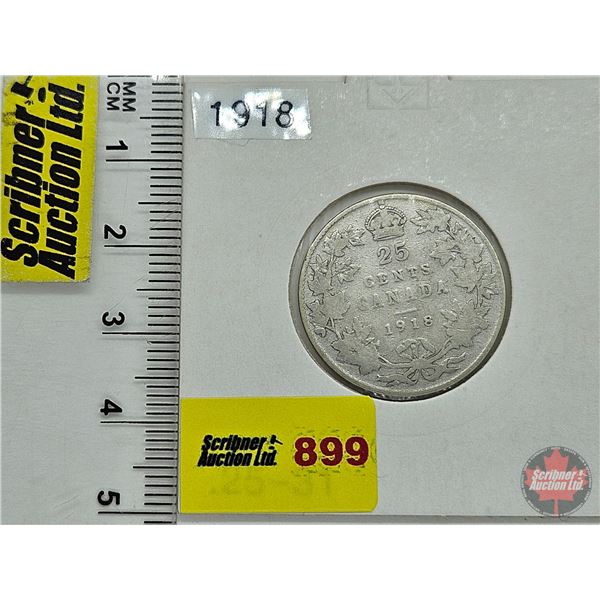 Canada Twenty Five Cent 1918