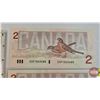 Image 2 : Canada $2 Bills 1986 (2 Consecutive) : Thiessen/Crow EGP1063684-685