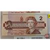 Image 6 : Canada $2 Bills 1986 (2 Consecutive) : Thiessen/Crow EGP1063684-685