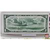 Image 4 : Canada $1 Bill 1954DF "Devil's Face" : Beattie/Coyne #SA1964191 (Birthday Note : Jan 1/1964)