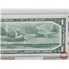 Image 5 : Canada $1 Bill 1954DF "Devil's Face" : Beattie/Coyne #SA1964191 (Birthday Note : Jan 1/1964)