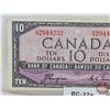 Image 3 : Canada $10 Bill 1954DF "Devil's Face" : Coyne/Towers #CD2944232