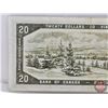 Image 5 : Canada $20 Bill 1954DF "Devil's Face" : Beattie/Coyne #BE8769293