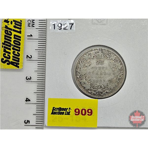 Canada Twenty Five Cent 1927