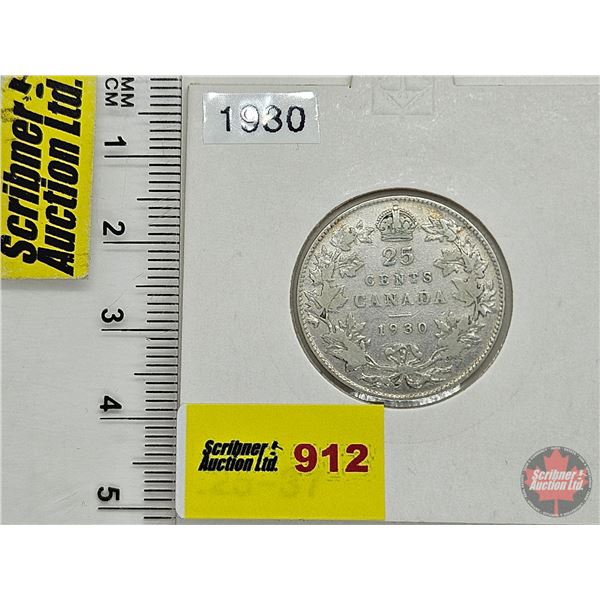 Canada Twenty Five Cent 1930