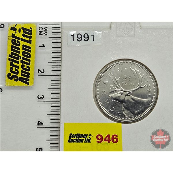 Canada Twenty Five Cent 1991