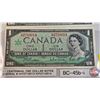 Image 3 : Canada $1 Bills 1967 (2 Consecutive) : Beattie/Rasminsky #HP2710013-0014