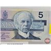 Image 3 : Canada $5 Bill 1986 "X" Replacement : Crow/Bouey #ENX0671196