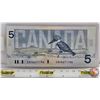 Image 6 : Canada $5 Bill 1986 "X" Replacement : Crow/Bouey #ENX0671196
