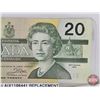 Image 3 : Canada $20 Bill 1991 "X" Replacement : Thiessen/Crow #AIX1186441