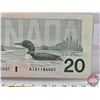 Image 5 : Canada $20 Bill 1991 "X" Replacement : Thiessen/Crow #AIX1186441