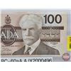 Image 3 : Canada $100 Bill 1988 "X" Replacement : Thiessen/Crow #AJX2000496
