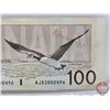 Image 5 : Canada $100 Bill 1988 "X" Replacement : Thiessen/Crow #AJX2000496