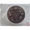 Image 2 : Canada Fifty Cent 1872H : Inverted A/V (ICCS Cert : G-4) (Consignor Note: H2 Invert A/V Bar)