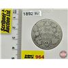 Image 1 : Canada Fifty Cent 1892 (Consignor Tag: H4)