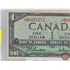 Image 2 : Canada $1 Bill 1954 *Replacement : Beattie/Rasminsky # *BM0315373