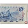 Image 6 : Canada $5 Bill 1972 *Replacement : Lawson/Bouey # *CV2901698