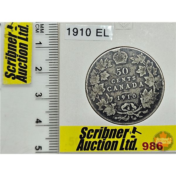 Canada Fifty Cent 1910 (Consignor Note: EL)