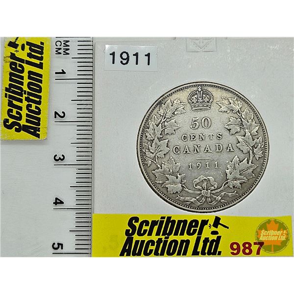 Canada Fifty Cent 1911