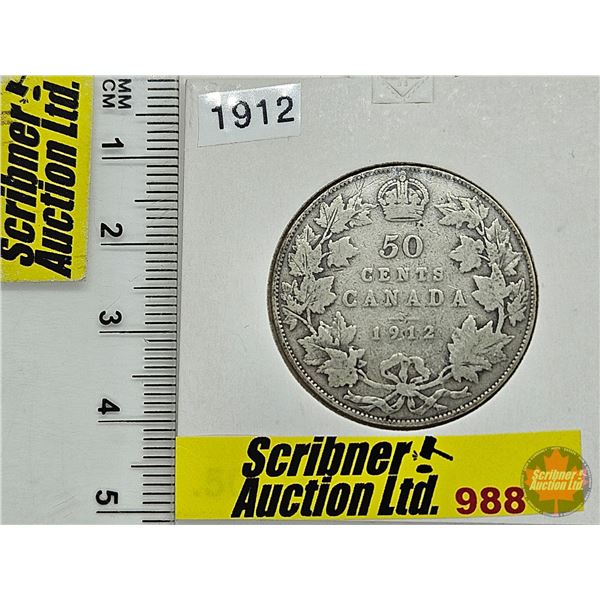 Canada Fifty Cent 1912
