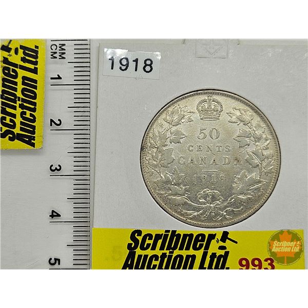 Canada Fifty Cent 1918