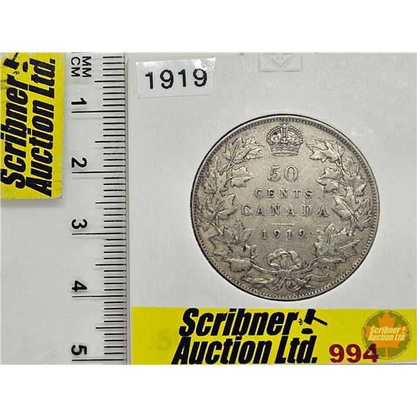 Canada Fifty Cent 1919