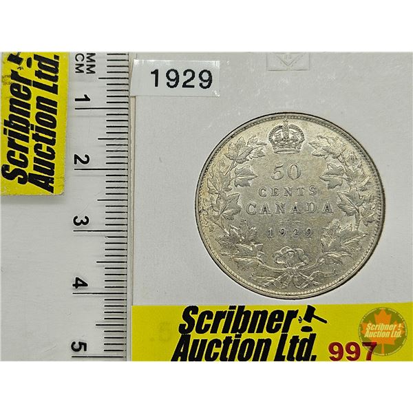 Canada Fifty Cent 1929