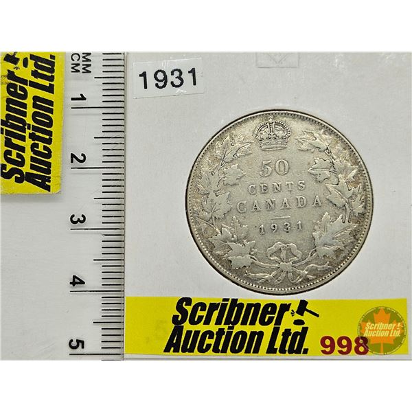 Canada Fifty Cent 1931