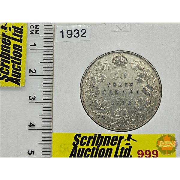Canada Fifty Cent 1932
