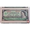 Image 3 : Canada $1 Bills 1967 (3): ~ Beattie/Rasminsky #HP4698180 ~ Beattie/Rasminsky #GP4914011 ~ Beattie/Ra