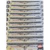 Image 2 : Canada $1 Bills 1973 (10 Consecutive) : Crow/Bouey #AMH4078151-8160