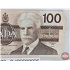 Image 3 : Canada $100 Bill 1988 : Knight/Thiessen #BJP2699036