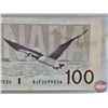 Image 5 : Canada $100 Bill 1988 : Knight/Thiessen #BJP2699036