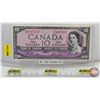 Image 1 : Canada $10 Bill 1954DF "Devil's Face" : Beattie/Coyne #HD5057137