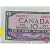 Image 3 : Canada $10 Bill 1954DF "Devil's Face" : Beattie/Coyne #HD5057137