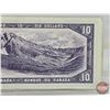 Image 5 : Canada $10 Bill 1954DF "Devil's Face" : Beattie/Coyne #HD5057137