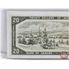 Image 4 : Canada $20 Bill 1954DF "Devil's Face" : Beattie/Coyne #EE2470043