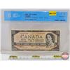 Image 1 : Canada $50 Bill 1954DF "Devil's Face" : Beattie/Coyne #AH2243301 (CCCS Cert : F-15)