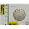 Image 1 : Canada Fifty Cent 1934