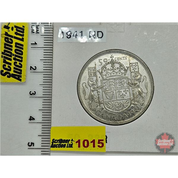 Canada Fifty Cent 1941 (Consignor Tag: ND)