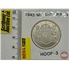 Image 1 : Canada Fifty Cent 1943 (Consignor Tag: ND : Die Crack : Hoof-3)